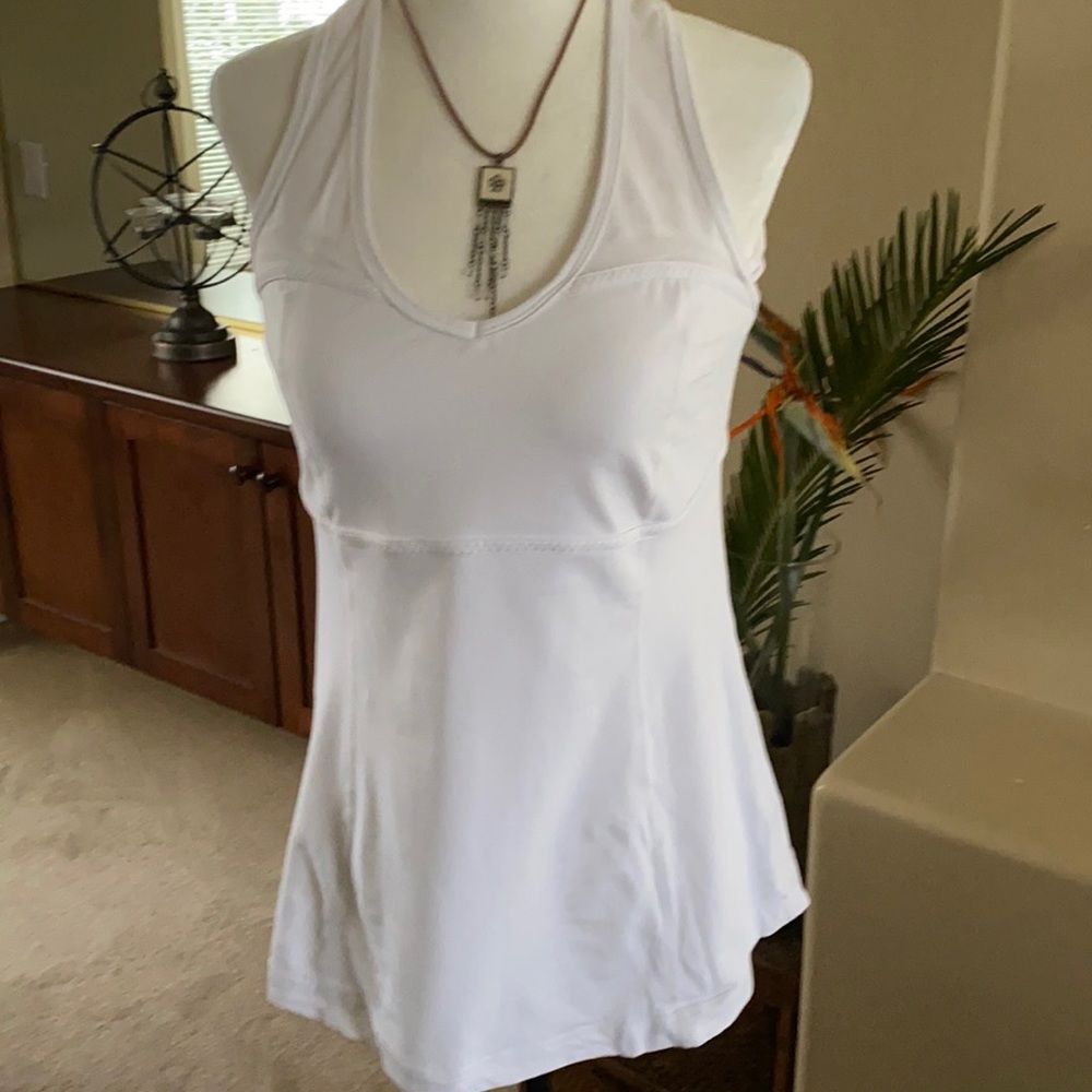 White Lululemon tank top